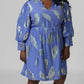 Emily Lovelock - Noureen V-neck Mini Dress