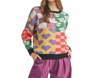 &Merci - Patch Pattern Sweater