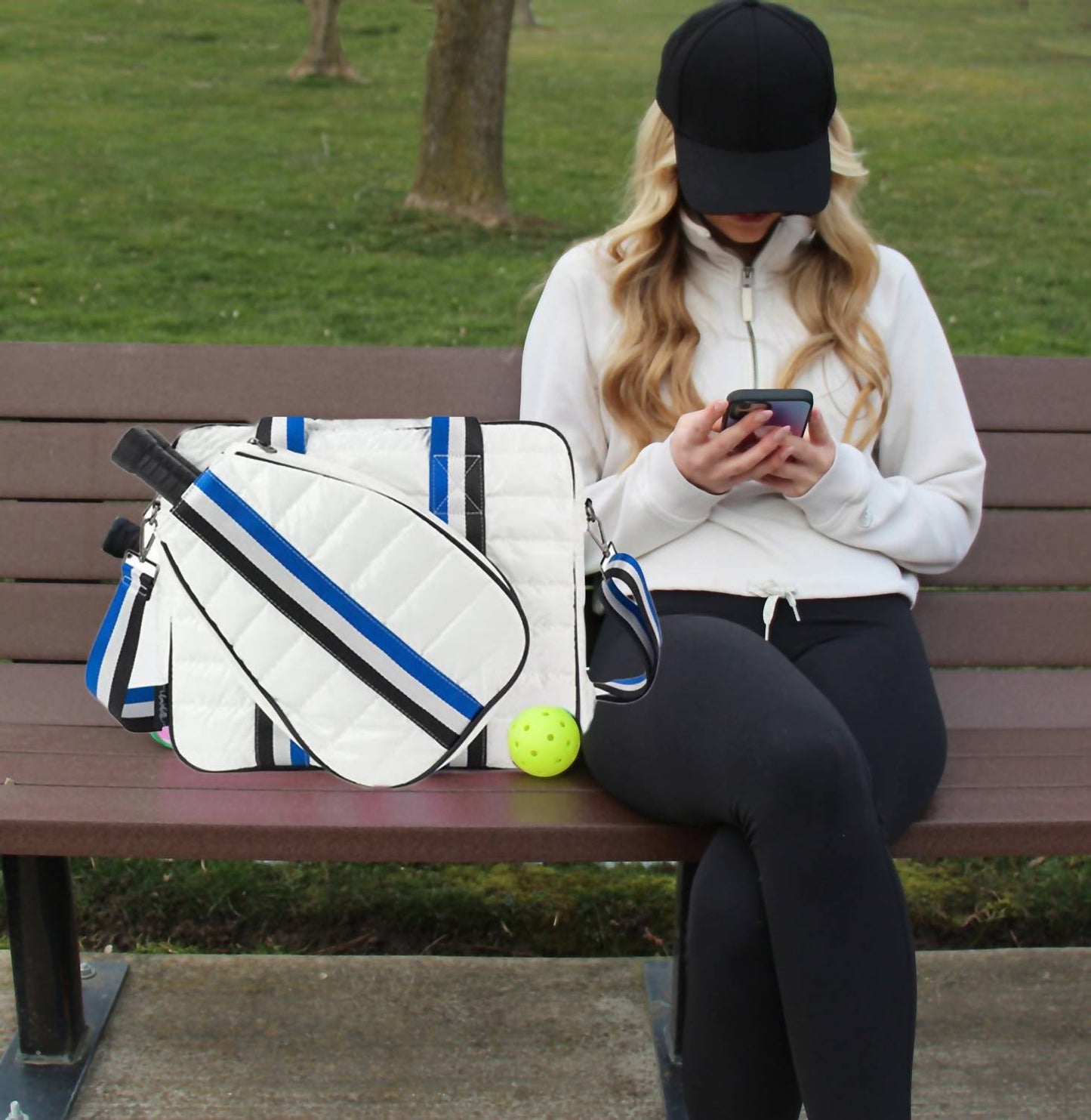 Lemonbella - Women's Puffer Pickleball Tote Bag