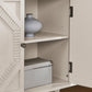 33.6' Retro Wooden Sideboard Buffet Cabinet with Storage