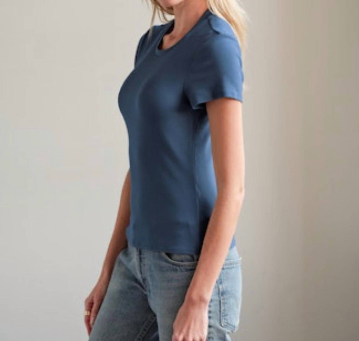 Myles Price - Cap Sleeve Mini Rib Tee
