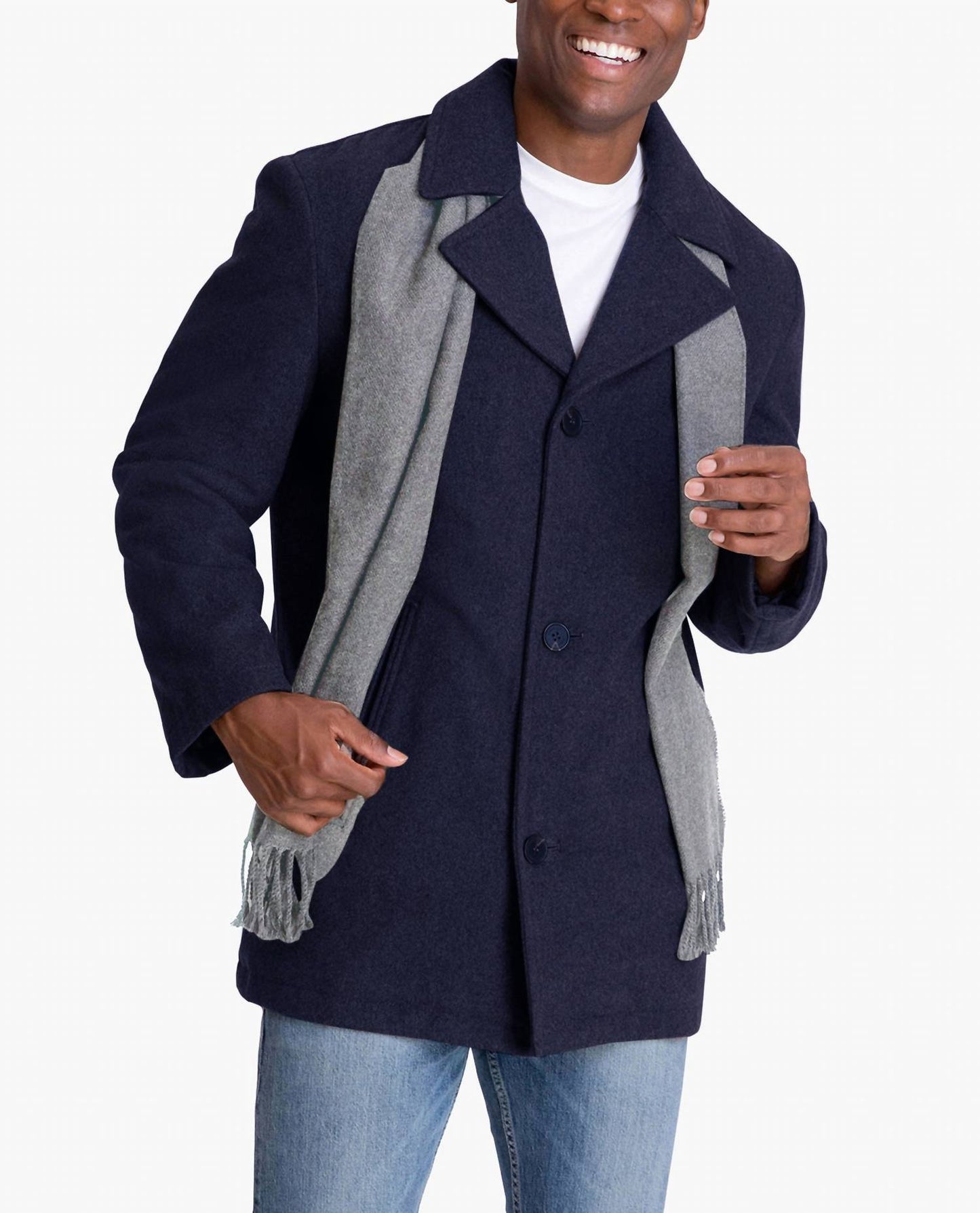 London Fog - London Fog Amity Single Breasted Wool Jacket