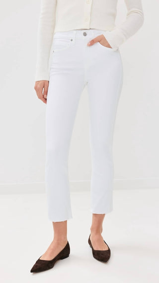 Veronica Beard - Carly Kick Flare Raw Hem Jeans