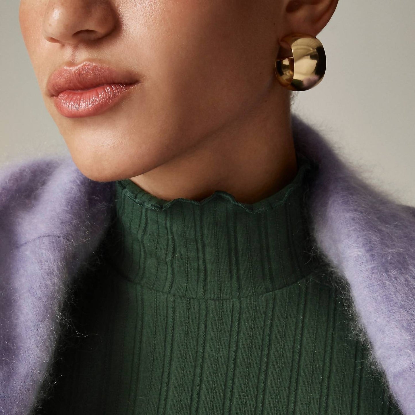 J.Crew - Pointelle Knit Turtleneck Top
