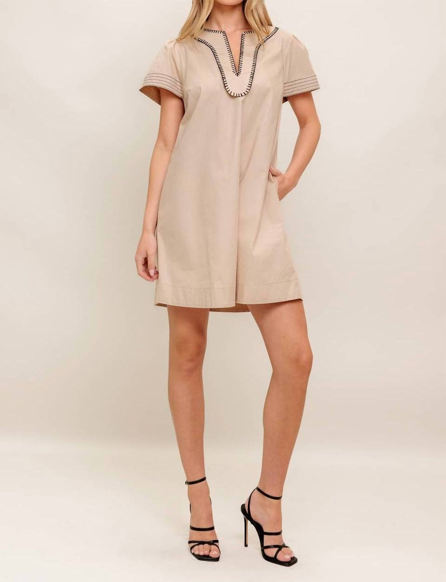 Flying Tomato - Women's Iman Poplin Dress