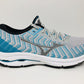 Mizuno Women's Wave Rider 24 Knit Running Shoe Nimbus Cloud/Phantom Size 6 B(M) Us