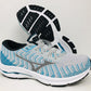 Mizuno Women's Wave Rider 24 Knit Running Shoes Blue Size 12 D(W) Us