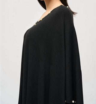 Joseph Ribkoff - Pearl Embellished Poncho