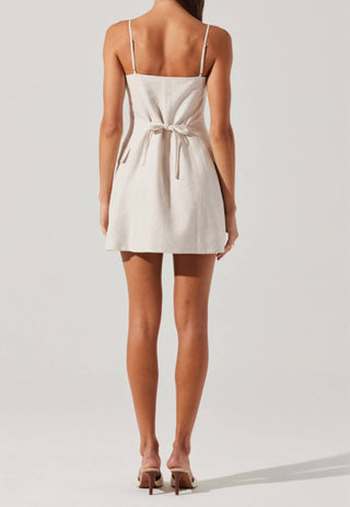 Astr - Oatmeal Azria Mini Dress