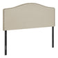 Full Size Upholstered Bed Headboard - Beige