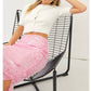 Idem Ditto - Mermaid Sequin Midi Skirt With Side Slit