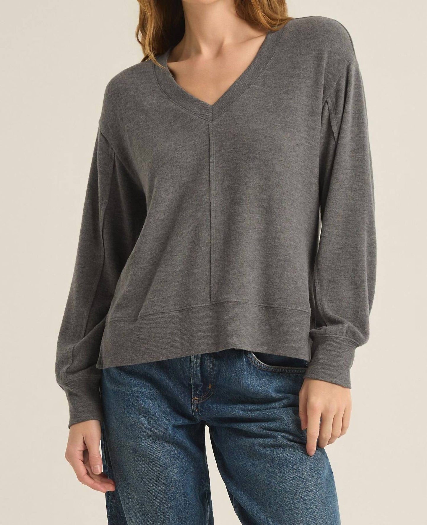 Z Supply - Wilder Cloud V-Neck Long Sleeve Top