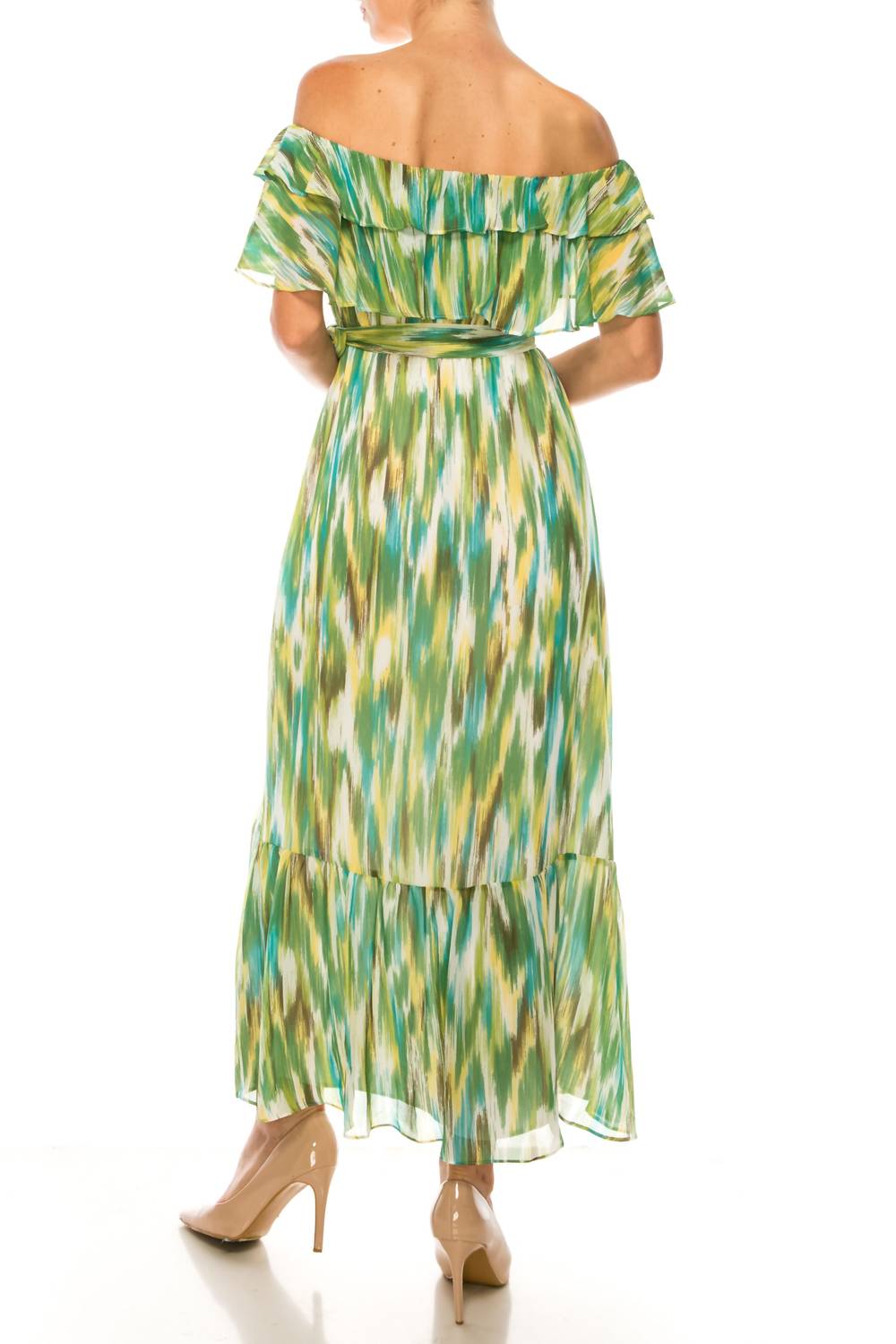 Donna Morgan - Multi Print Midi Dress