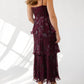 Astr - Lupin Floral Pleated Maxi Dress