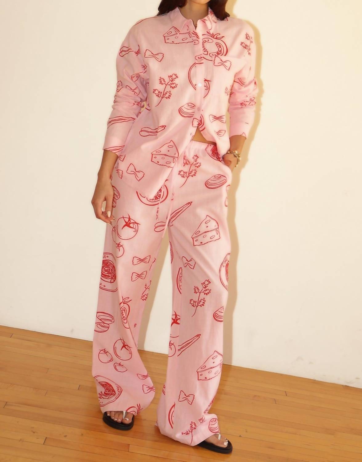 Bailey Rose - Pasta Button Up Top