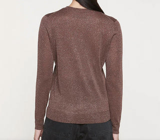 Enza Costa - Lamé Knitted Cardigan