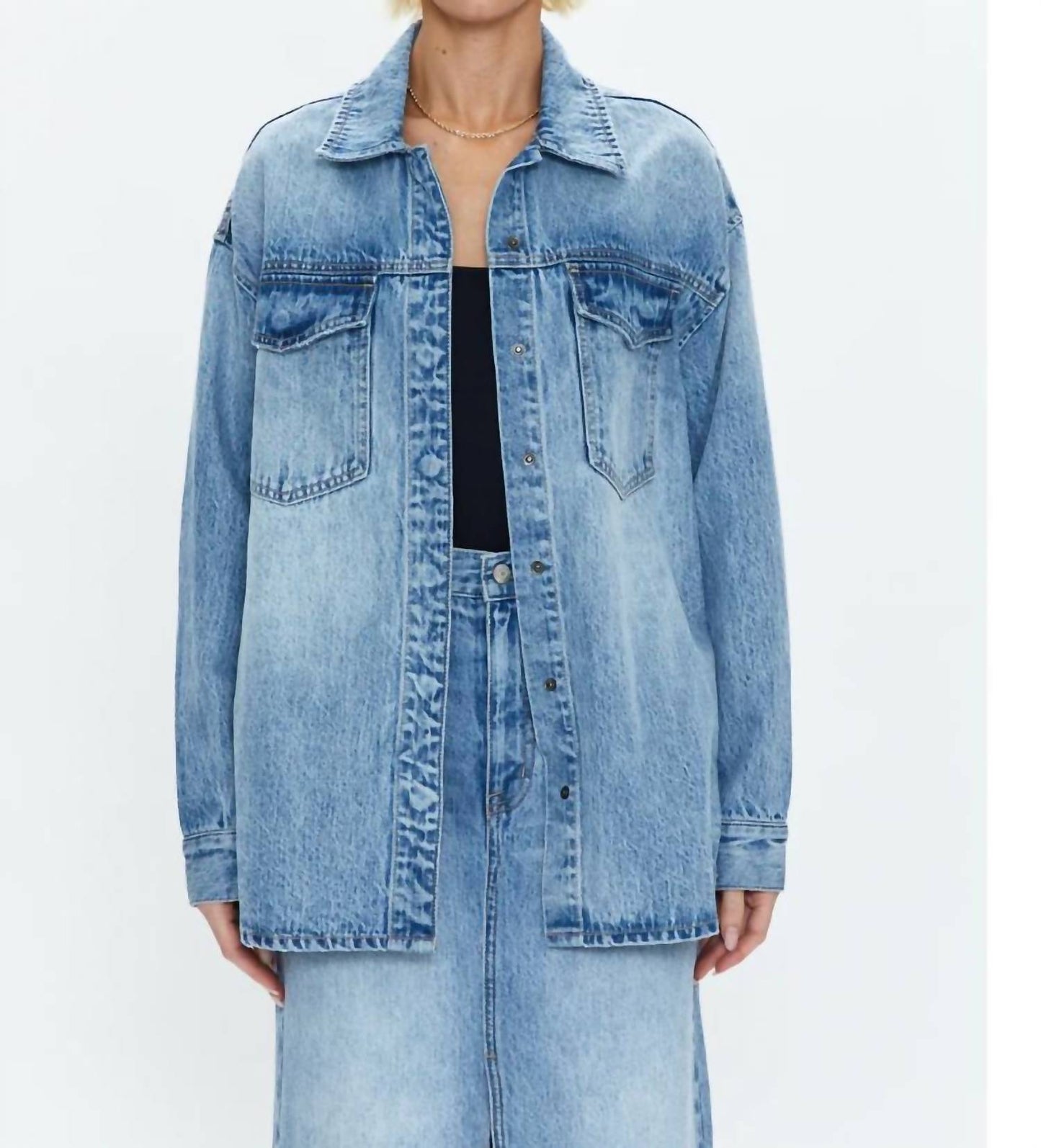 Pistola - Mandy Long Denim Jacket