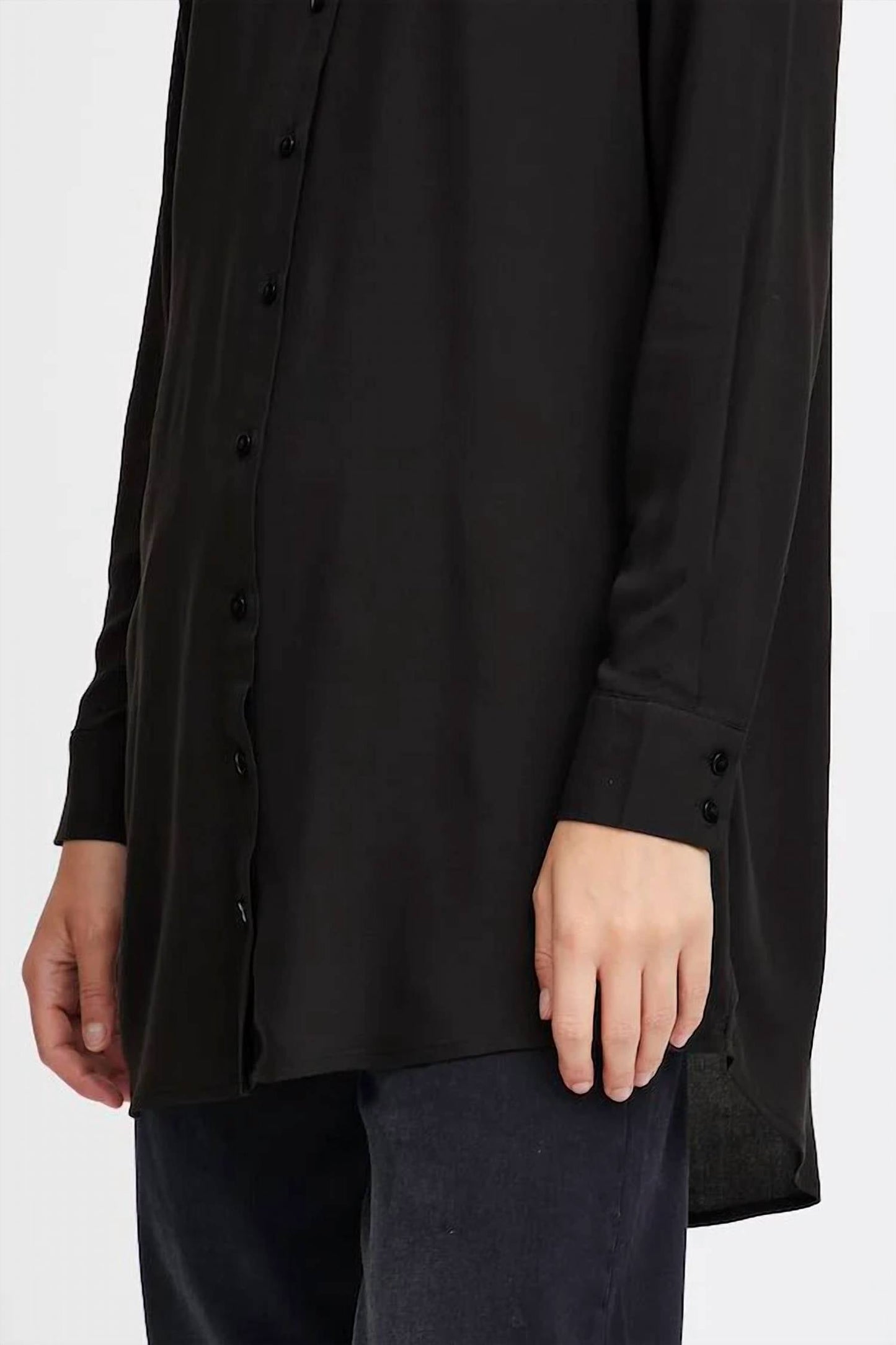 Ichi - Long Sleeve Button Down Shirt