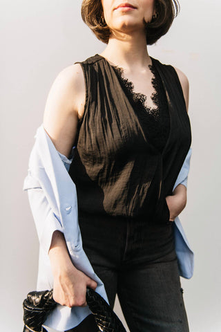 Heartloom - Lace Trim Tank Top