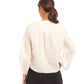 Karen Kane - Blouson Sleeve Linen Tie-Front Top