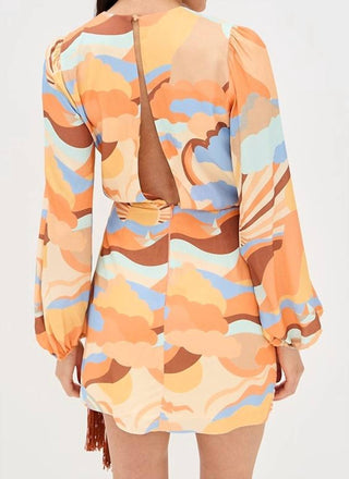 Dress To - Wrap Long Sleeve Mini Dress