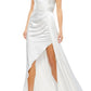 Mac Duggal - One Shoulder Cut Out Charmeuse Gown