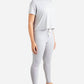 Danskin - Ribbed Boxy Raglan Tee Sleep Set With High Waisted Leggings