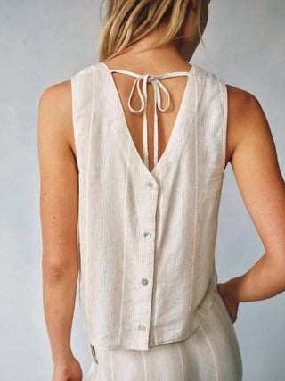 Bella Dahl - Button Back Top