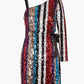 Armani Exchange - Sequin One Shoulder Mini Dress