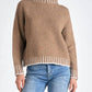 Elan - Stitch Detail Turtleneck Sweater