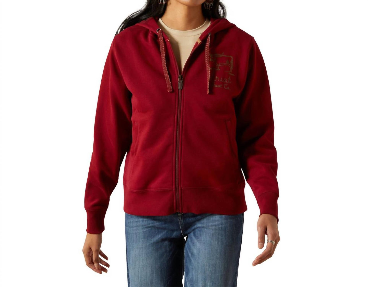 Ariat - Stitched Full Zip Hoodie