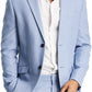 Topman Skinny Fit Textured Suit Jacket in Light Blue  Size 38
