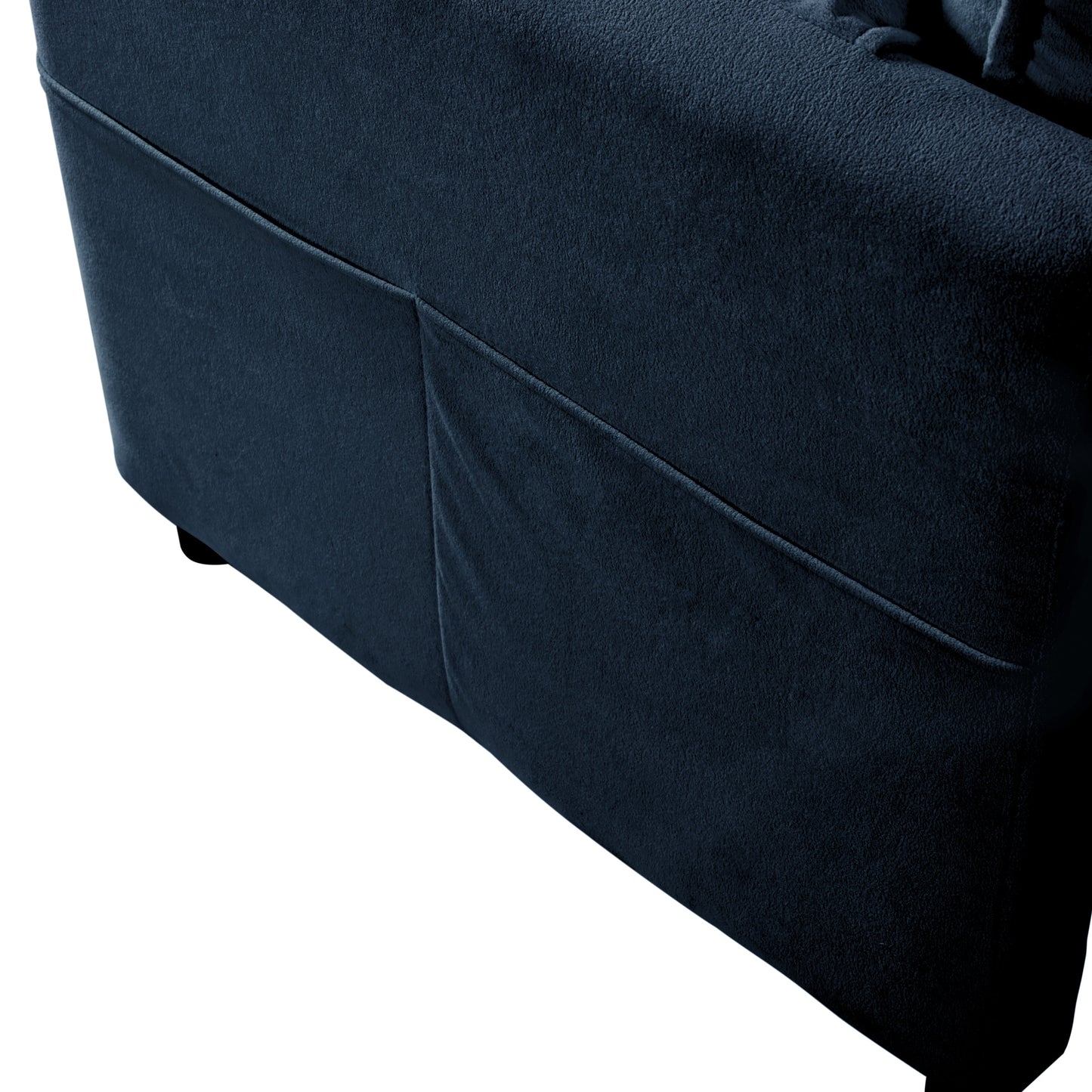 Oversized Deep Seat Sectional Sofa Modern Chenille Cloud Couch Large 3 Seater Modular Sofa with 3 Pillows