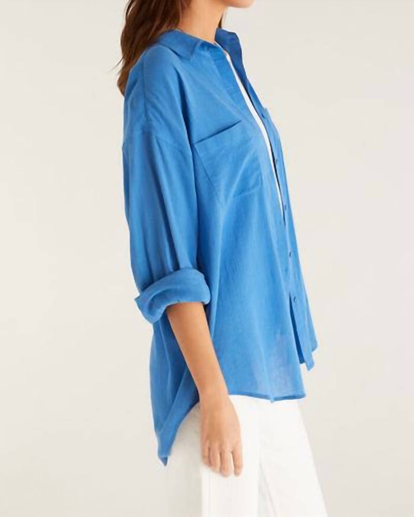 Z Supply - Lalo Gauze Button Up Top