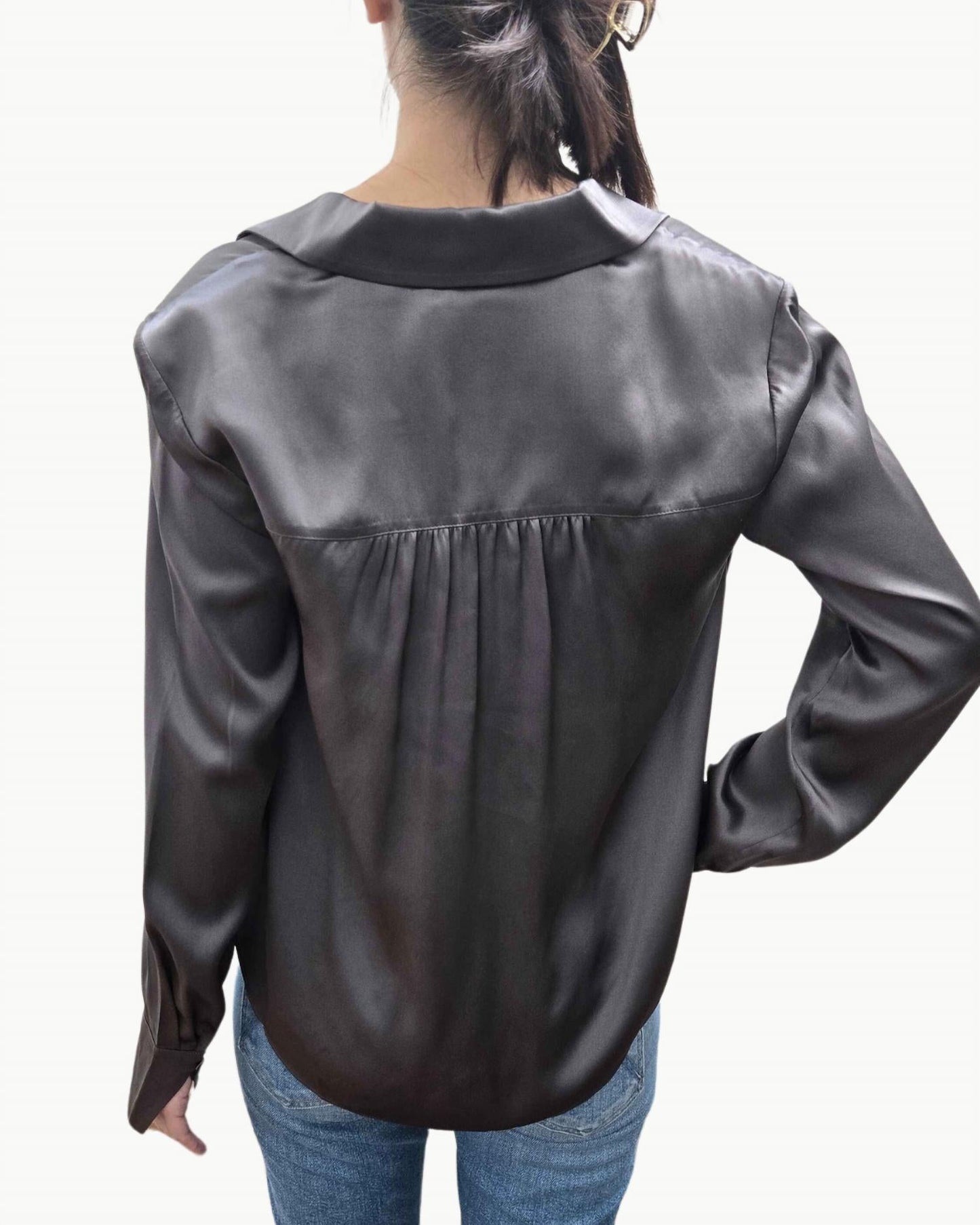 Go By Go Silk - Go Call The Shots Blouse