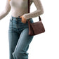 Autumn Cashmere - Rib Crewneck Crochet Sleeve Sweater