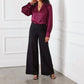 Karen Kane - Shirred Satin Blouse