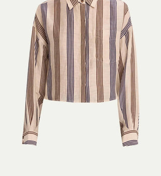 Rag & Bone - Beatrice Cropped Linen Shirt