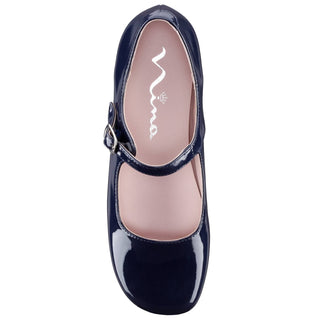 Nina - Kid's Bonnett Patent Shoes