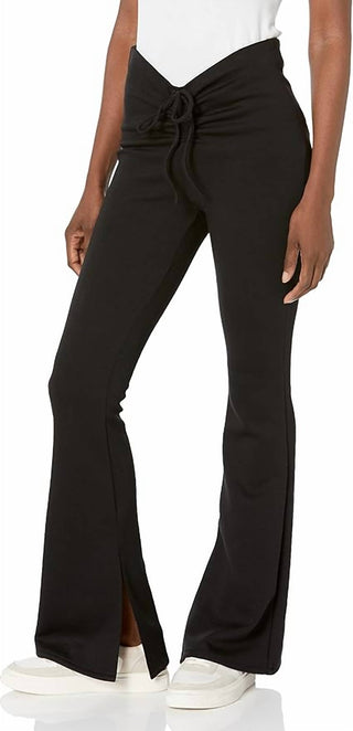 Blanknyc - Flare Pants with Drawstring Front