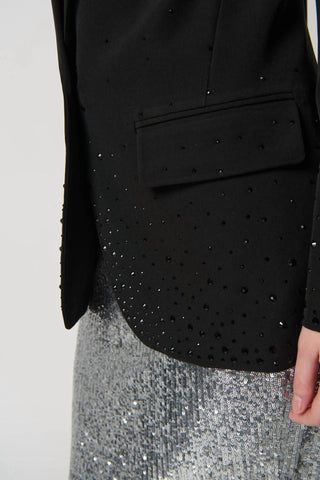 Joseph Ribkoff - Iron-on Embellished Style Blazer