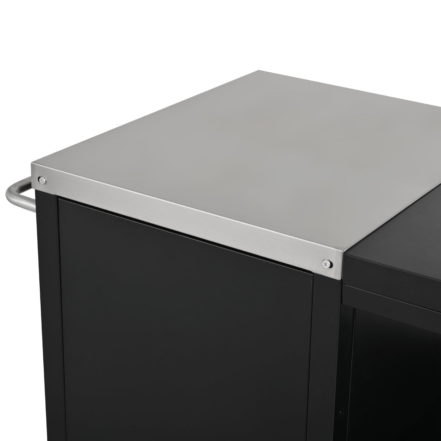 K&K 72.4' Large Grill Table for Big Green Egg