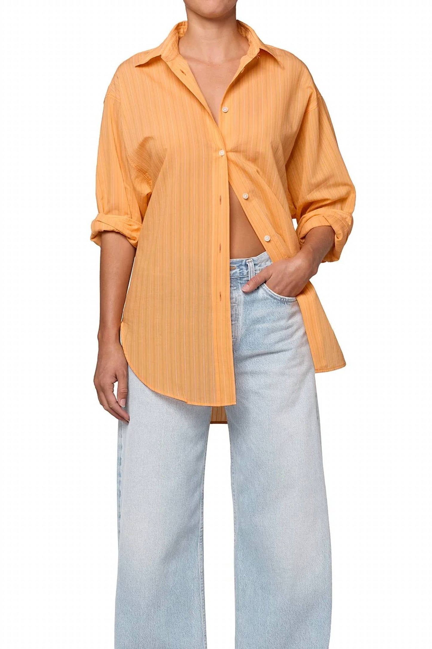 Agolde - Women's Sona Fontana Stripe Shirt