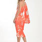 Steffany Milano - Sunset Bloom Asymmetrical Dress