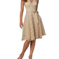 Morilee - Vneck Lace Bridesmaid Cocktail Dress With Satin Sash