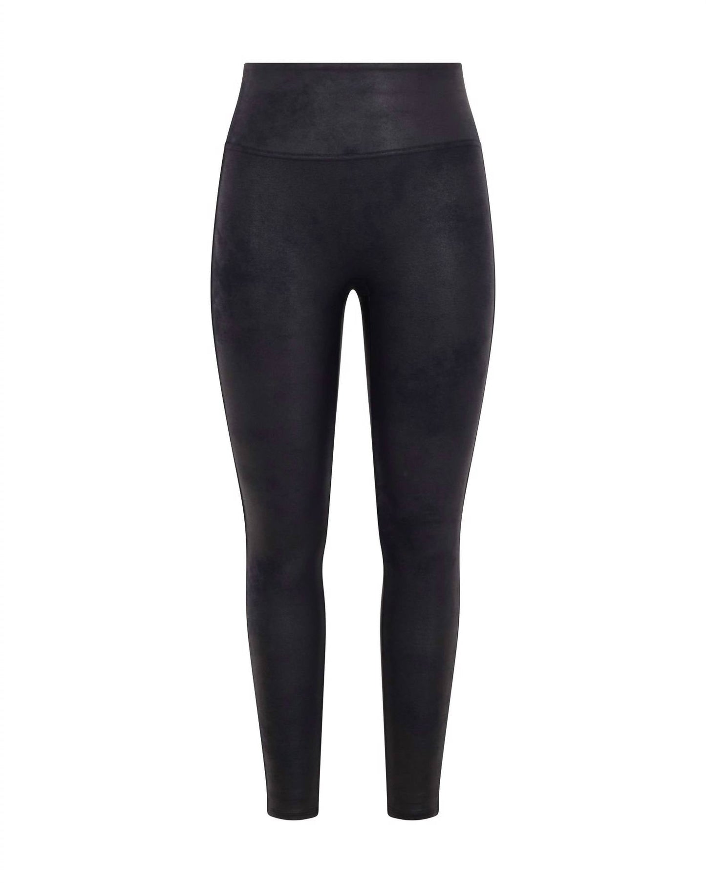 Spanx - Faux Leather Fleece-lined Leggings