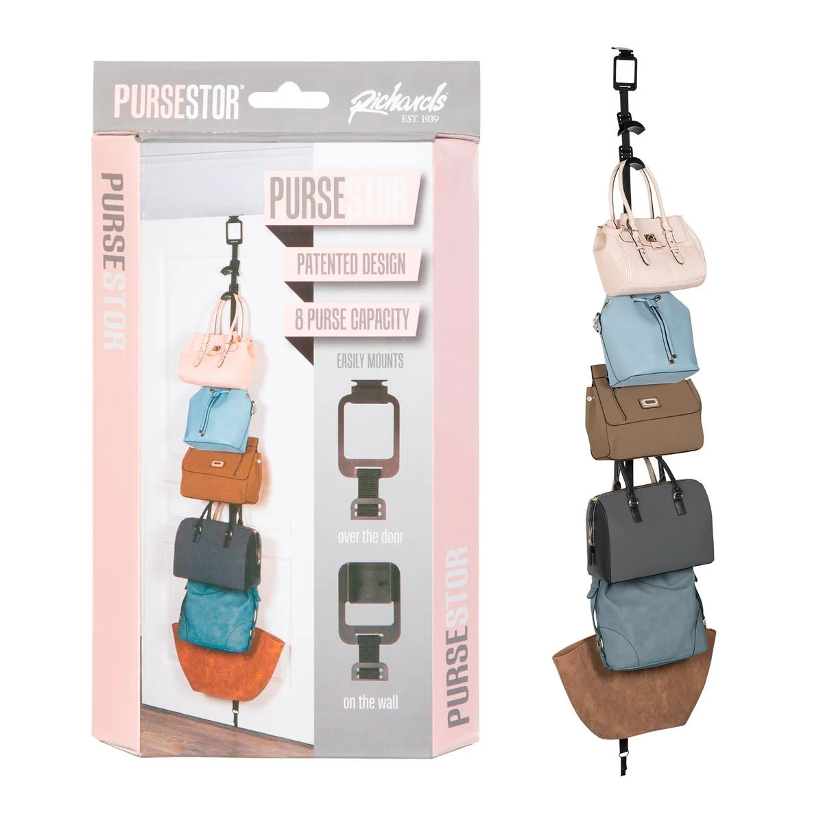 Over The Door Purse Organizer