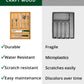 Basic Silverware Drawer Organizer, Natural