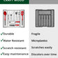 Silverware Drawer Organizer, White (9 Slots)