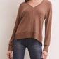 Z Supply - Wilder Cloud V Neck Long Sleeve Top